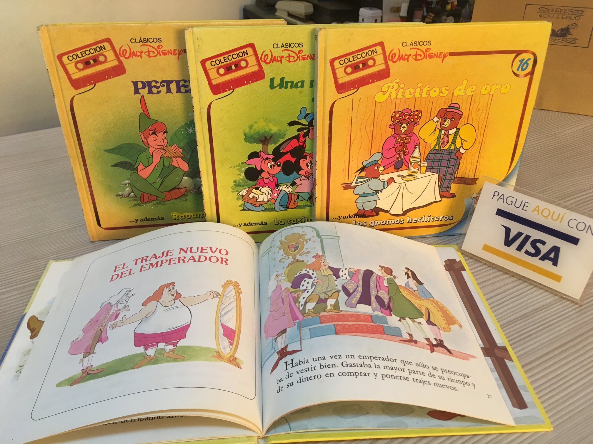 ANTIGUOS CUENTOS PARA NIÑOS DISNEY PETER PAN RICITOS DE ORO