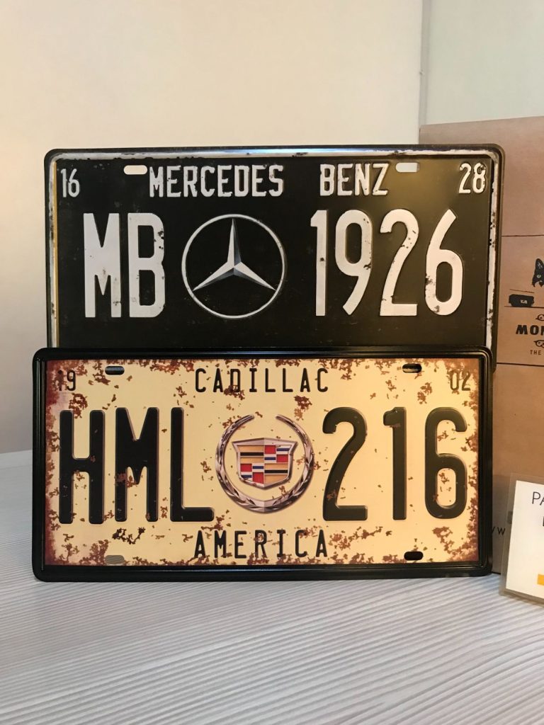 Set De 4 Placas Metálicas Vintage Para Decoración - Motivos Coca Cola, Hamburguesa, Café, Medidas 20x30 Cm