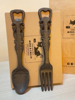 ADORNO DECORACIÓN COCINA CUBIERTOS DE METAL ESTILO RÚSTICO REGALO CHEF