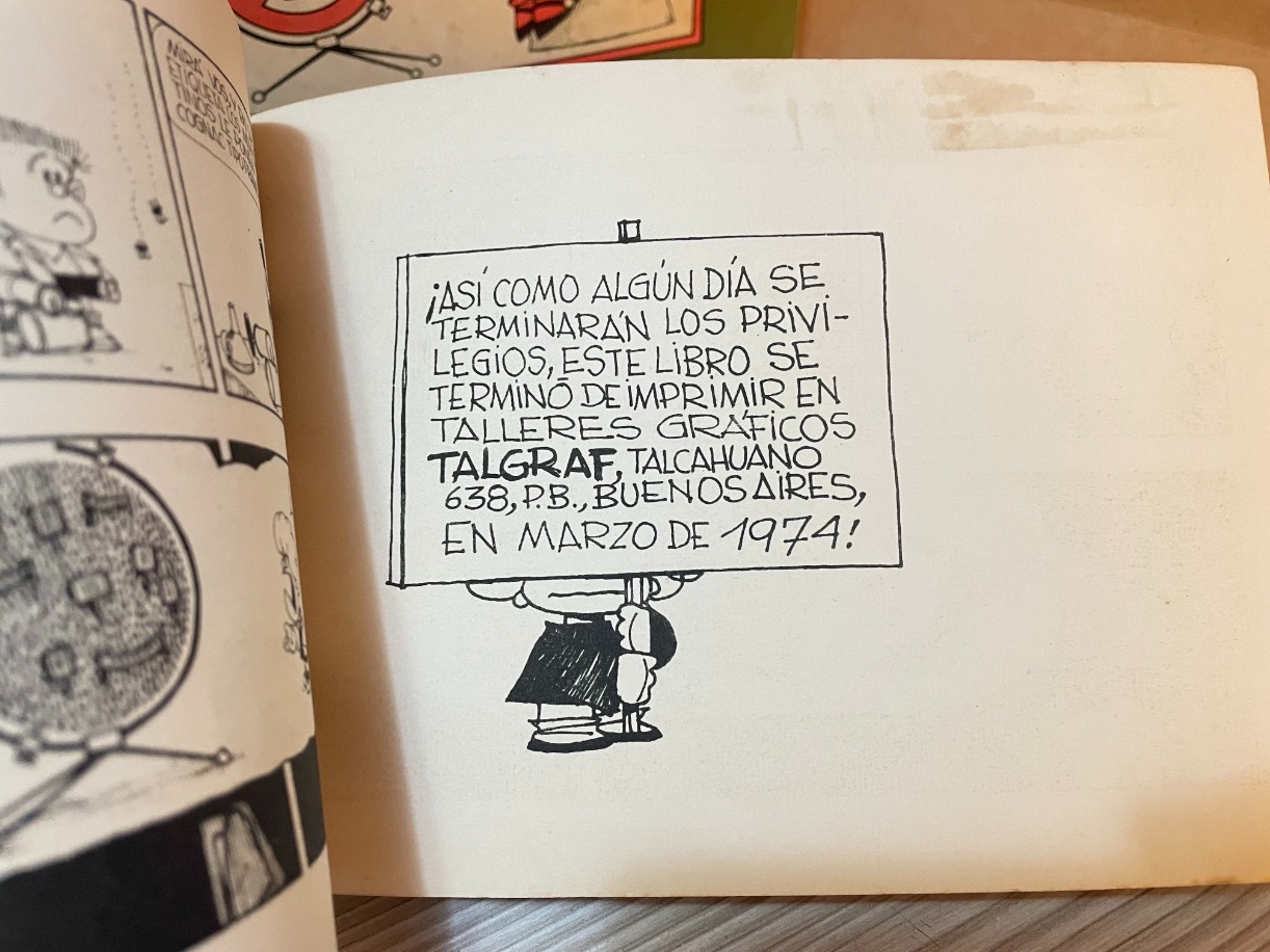 2 ANTIGUAS HISTORIETAS MAFALDA QUINO EDICIONES DE LA FLOR AÑOS 70 PRIMERA EDICIÓN - Image 11