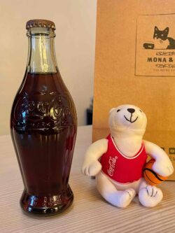 PACK BOTELLA CONTOUR Y OSO OSITO POLAR DE COCA COLA DE COLECCIÓN