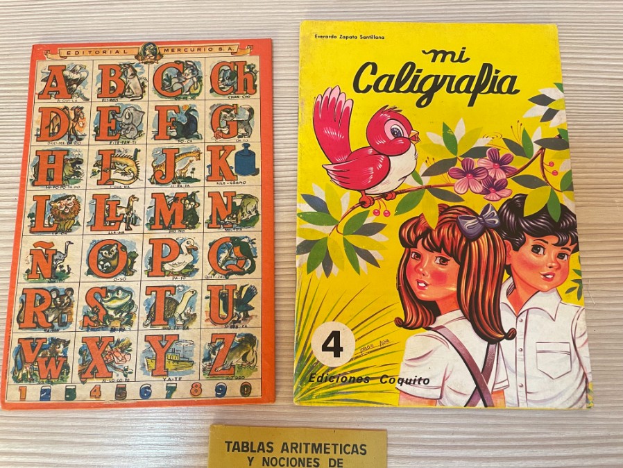 PACK ANTIGUO ABECEDARIO TABLA DE MULTIPLICAR EL MERCURIO MI CALIGRAFIA COQUITO - Image 6