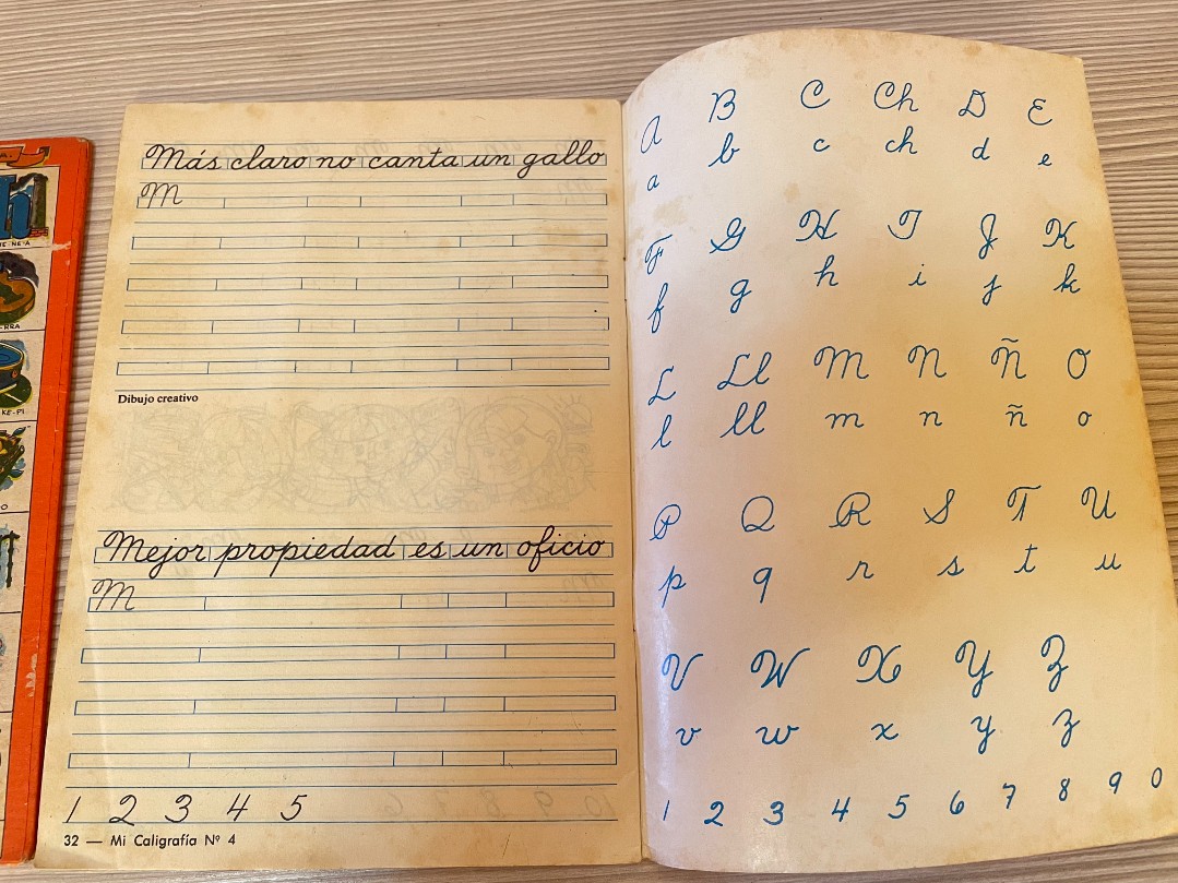 PACK ANTIGUO ABECEDARIO TABLA DE MULTIPLICAR EL MERCURIO MI CALIGRAFIA COQUITO - Image 5