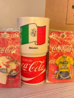 PACK MUNDIAL FUTBOL SOCCER WORLD CUP COCA COLA VASO MÉXICO 1986 COPA AMÉRICA