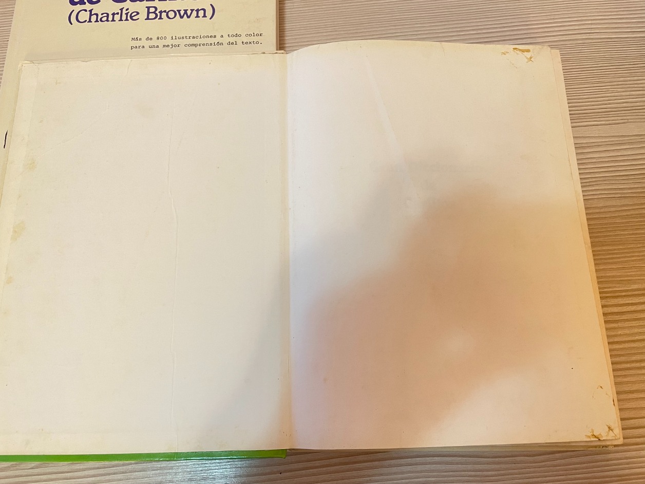2 TOMOS DE LIBROS DICCIONARIO DE INGLÉS CARLITOS CHARLIE BROWN - Imagen 2