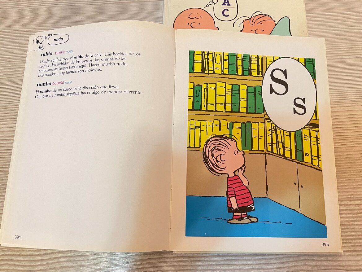 2 TOMOS DE LIBROS DICCIONARIO DE INGLÉS CARLITOS CHARLIE BROWN - Imagen 6