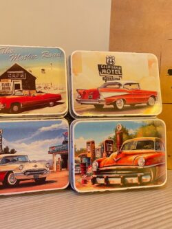 SET 3 LATITAS COFRES ENVASES MULTIUSOS MOTOS REGALO COLECCIONISTA AUTOS ANTIGUOS